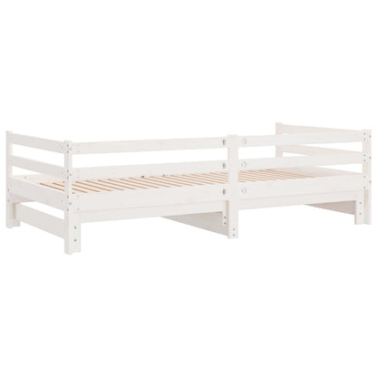 vidaXL Pull-out Day Bed without Mattress White 2x(90x200)cm