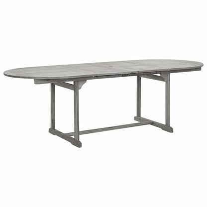 vidaXL Garden Dining Table (160-240)x100x75 cm Solid Acacia Wood