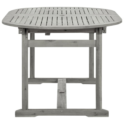 vidaXL Garden Dining Table (160-240)x100x75 cm Solid Acacia Wood
