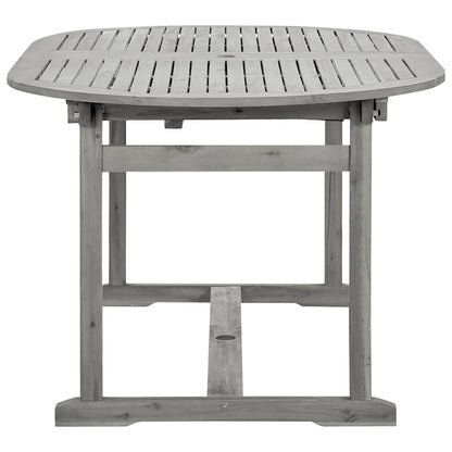 vidaXL Garden Dining Table (160-240)x100x75 cm Solid Acacia Wood