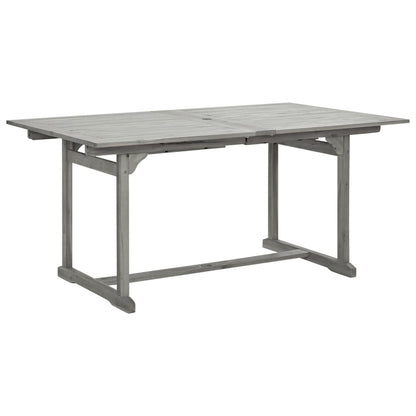 vidaXL Garden Dining Table (160-240)x100x75 cm Solid Acacia Wood