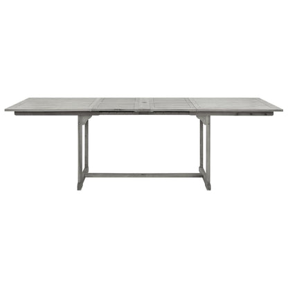 vidaXL Garden Dining Table (160-240)x100x75 cm Solid Acacia Wood