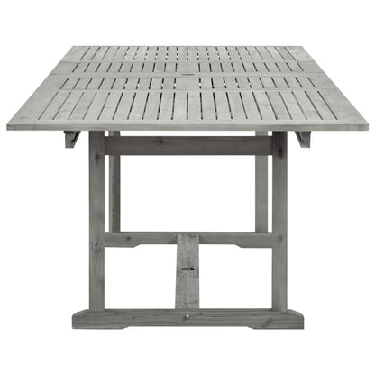 vidaXL Garden Dining Table (160-240)x100x75 cm Solid Acacia Wood