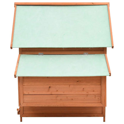 vidaXL Chicken Coop 150x96x110 cm Solid Firwood