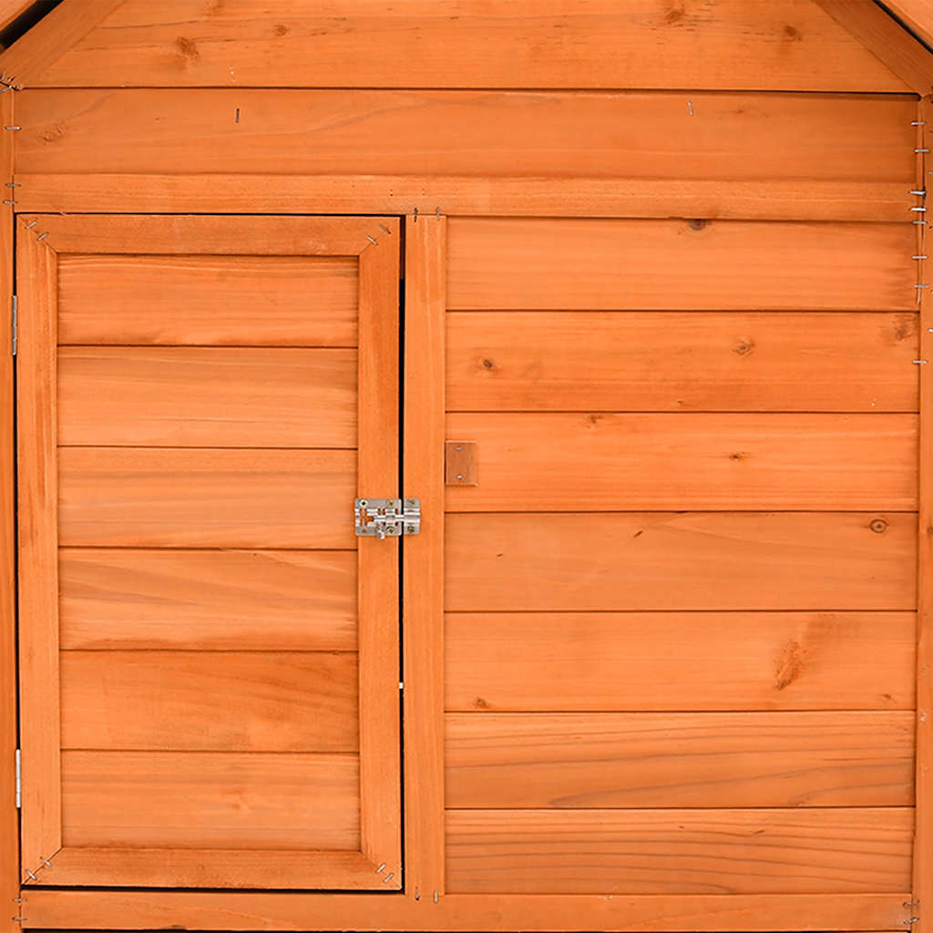171459 vidaXL Chicken Coop 150x96x110 cm Solid Firwood