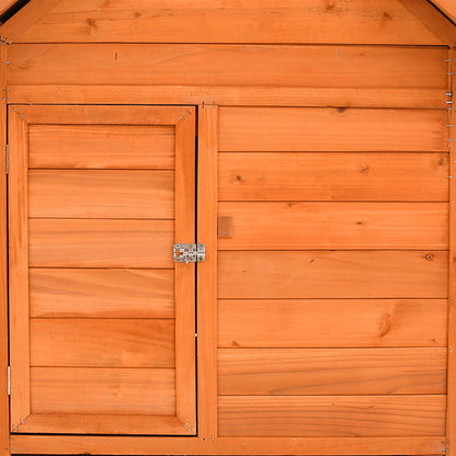 171459 vidaXL Chicken Coop 150x96x110 cm Solid Firwood