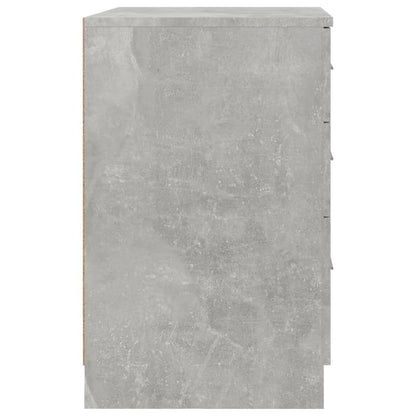 vidaXL Bed Cabinet Concrete Grey 40x40x63 cm Engineered Wood