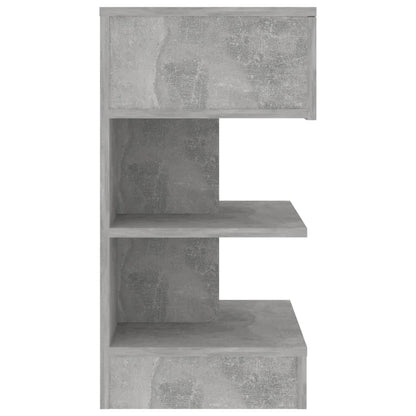 808657 vidaXL Bedside Cabinets 2 pcs Concrete Grey 40x35x65 cm