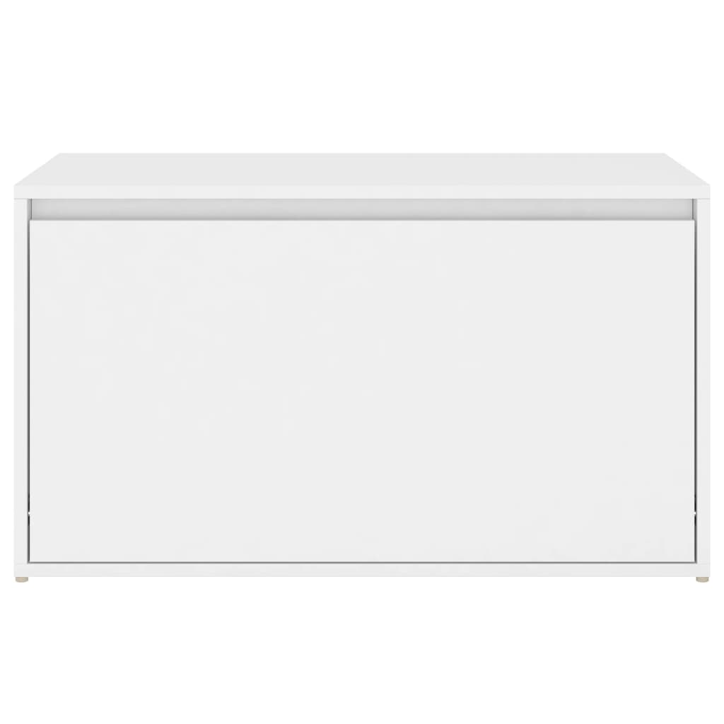 vidaXL Hall Bench 80x40x45 cm White Engineered Wood