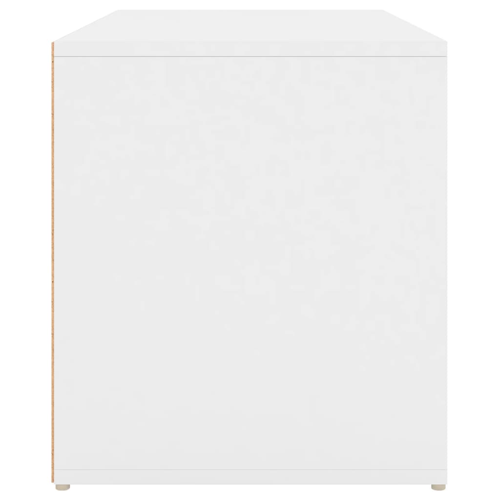 vidaXL Hall Bench 80x40x45 cm White Engineered Wood