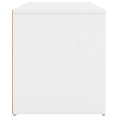 vidaXL Hall Bench 80x40x45 cm White Engineered Wood