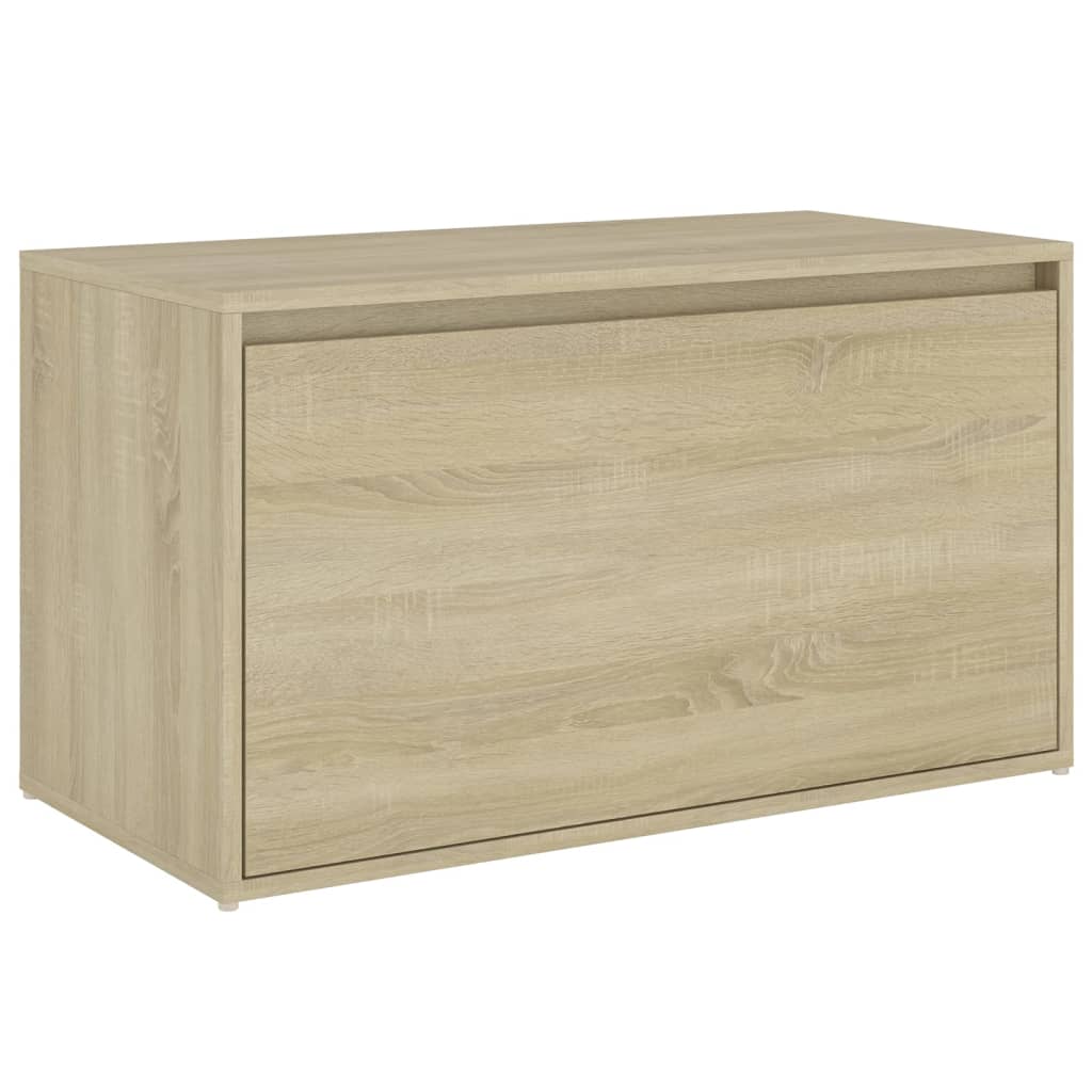 vidaXL Bench | Sonoma oak | Engineered wood | 80x40x45 cm | Entryway Bench