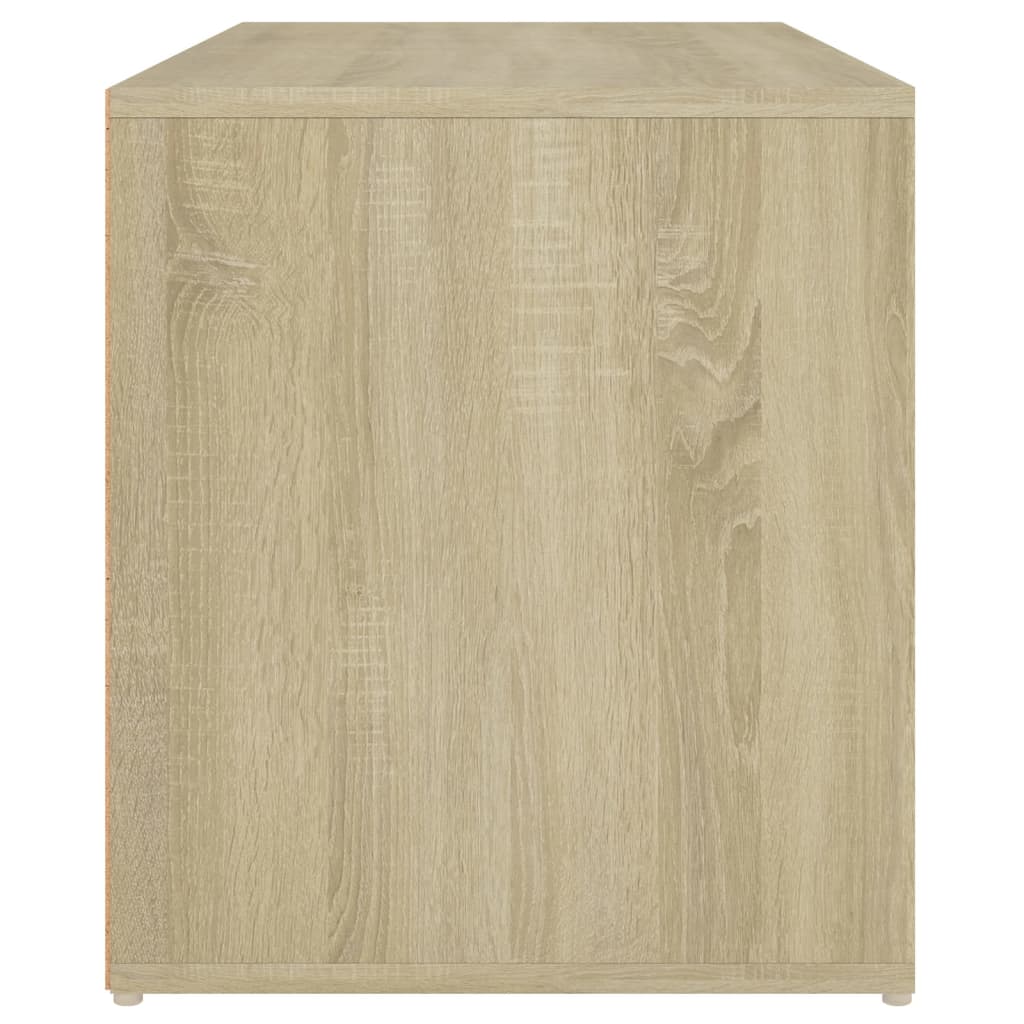 vidaXL Bench | Sonoma oak | Engineered wood | 80x40x45 cm | Entryway Bench