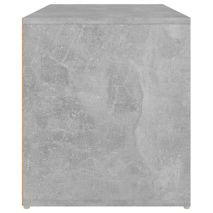 vidaXL Bench | Concrete Grey | Engineered Wood | Compact | Entryway Bench