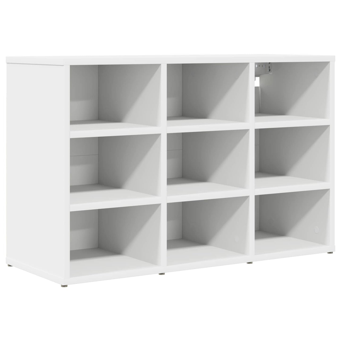 vidaXL Shoe Cabinet 77.5 x 30 x 51 cm Engineered Wood White