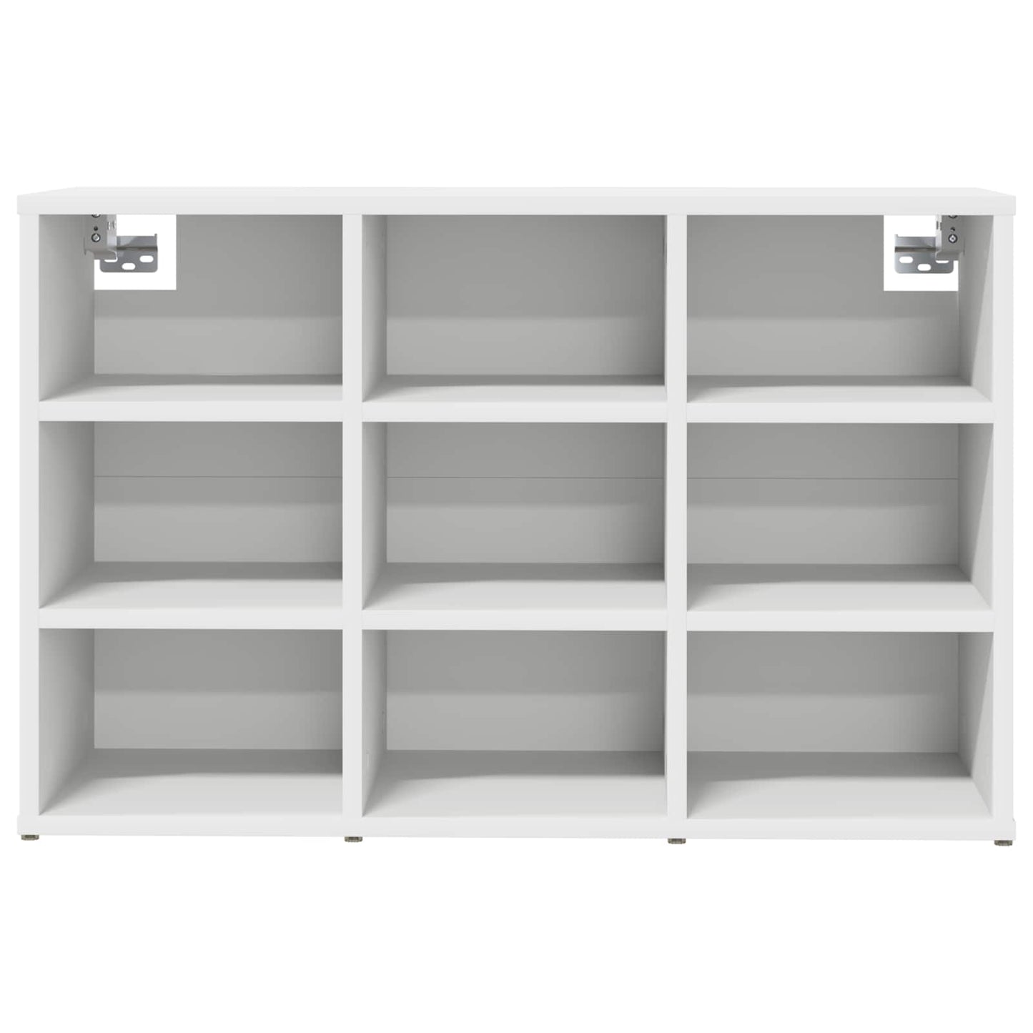 vidaXL Shoe Cabinet 77.5 x 30 x 51 cm Engineered Wood White