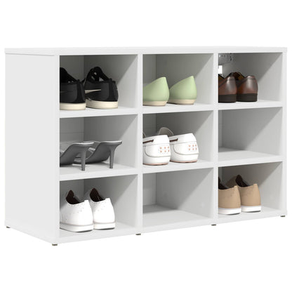 vidaXL Shoe Cabinet 77.5 x 30 x 51 cm Engineered Wood White