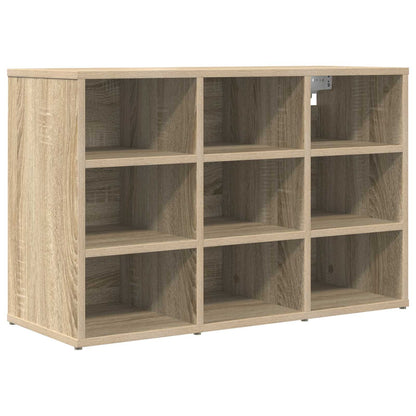 vidaXL Shoe Cabinet 77.5 x 30 x 51 cm Engineered Wood Sonoma Oak