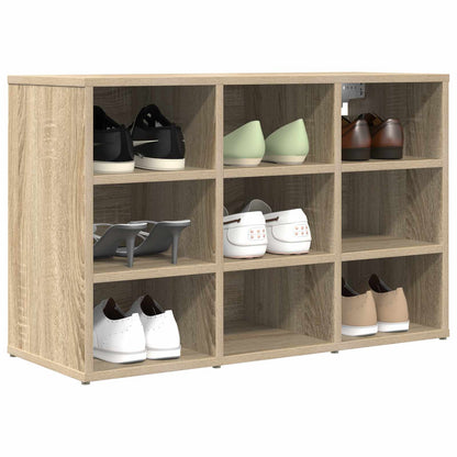 vidaXL Shoe Cabinet 77.5 x 30 x 51 cm Engineered Wood Sonoma Oak