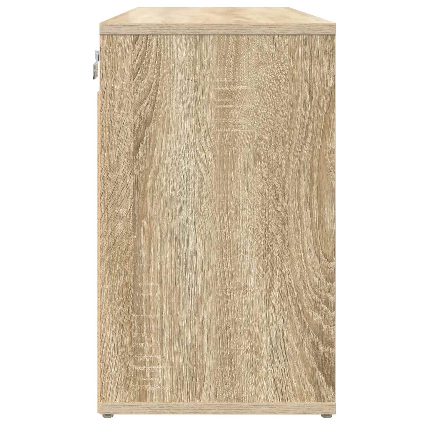vidaXL Shoe Cabinet 77.5 x 30 x 51 cm Engineered Wood Sonoma Oak