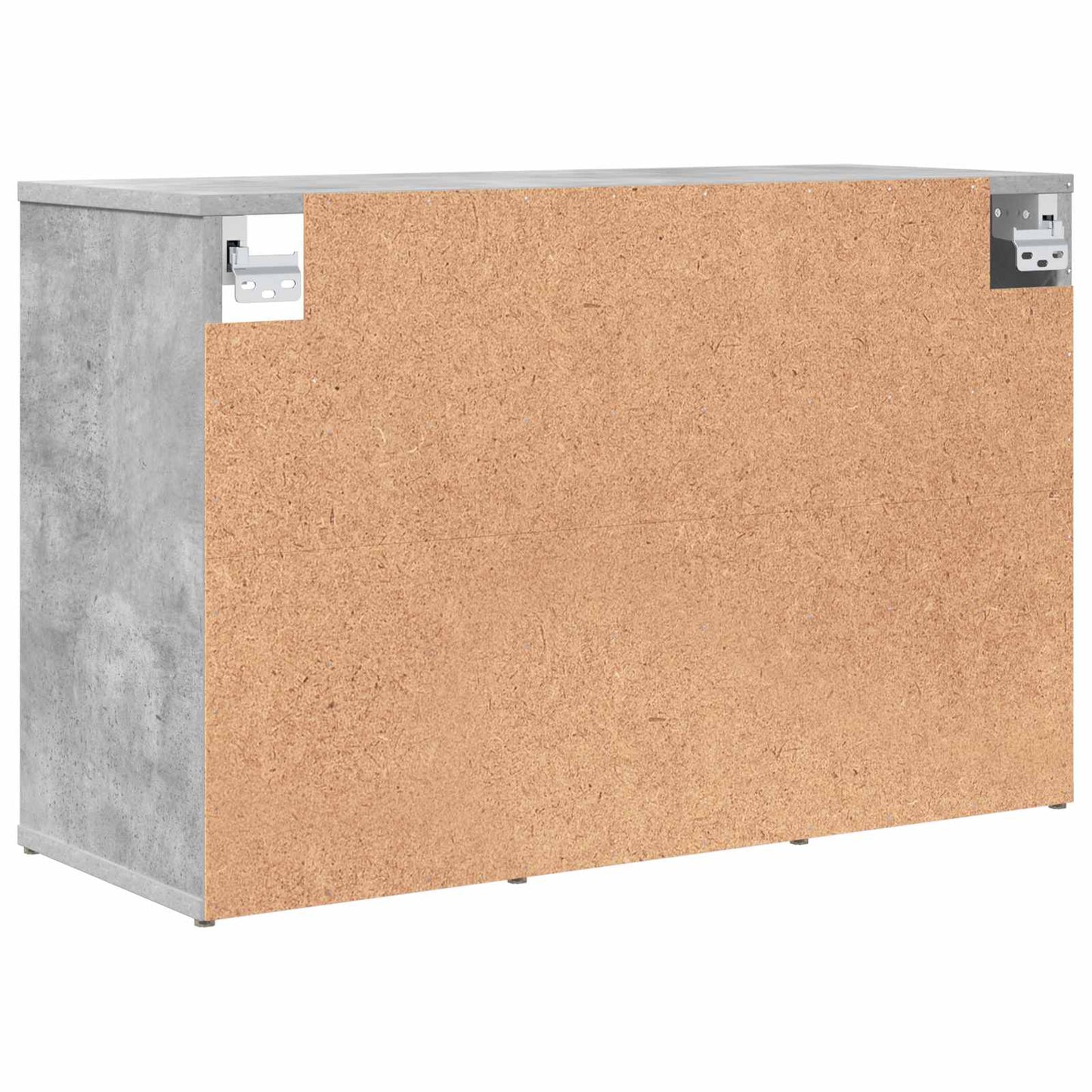 vidaXL Shoe Cabinet 77.5 x 30 x 51 cm Engineered Wood Concrete grey