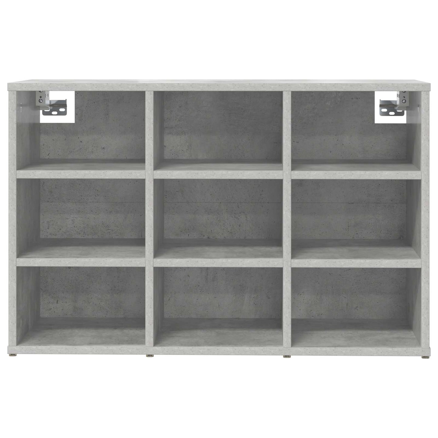 vidaXL Shoe Cabinet 77.5 x 30 x 51 cm Engineered Wood Concrete grey