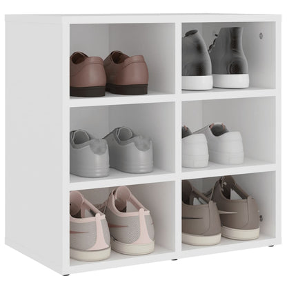 vidaXL Shoe Cabinet White 52,5x30x50 cm