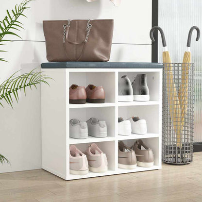 vidaXL Shoe Cabinet White 52,5x30x50 cm