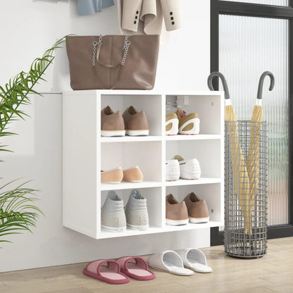 vidaXL Shoe Cabinet White 52,5x30x50 cm