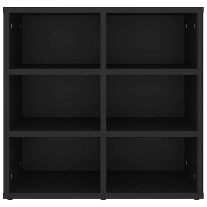 vidaXL Shoe Cabinets 2 pcs Black 52,5x30x50 cm