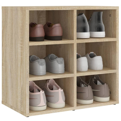 vidaXL Shoe Cabinets 2 pcs Sonoma Oak 52,5x30x50 cm