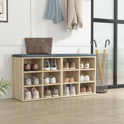 vidaXL Shoe Cabinets 2 pcs Sonoma Oak 52,5x30x50 cm