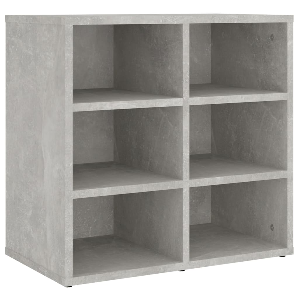 vidaXL Shoe Cabinet Concrete Grey 52,5x30x50 cm