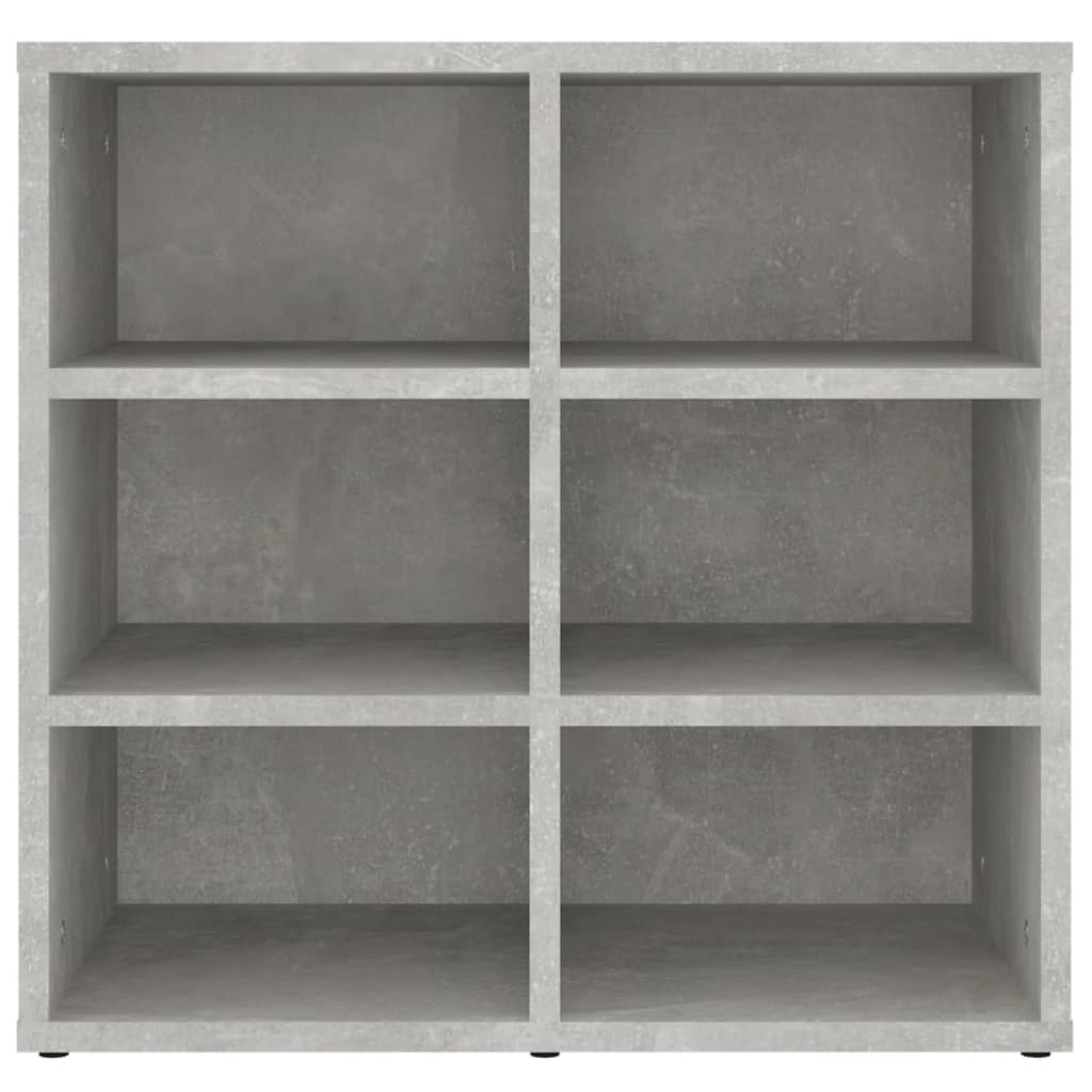 vidaXL Shoe Cabinet Concrete Grey 52,5x30x50 cm