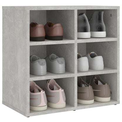 vidaXL Shoe Cabinet Concrete Grey 52,5x30x50 cm