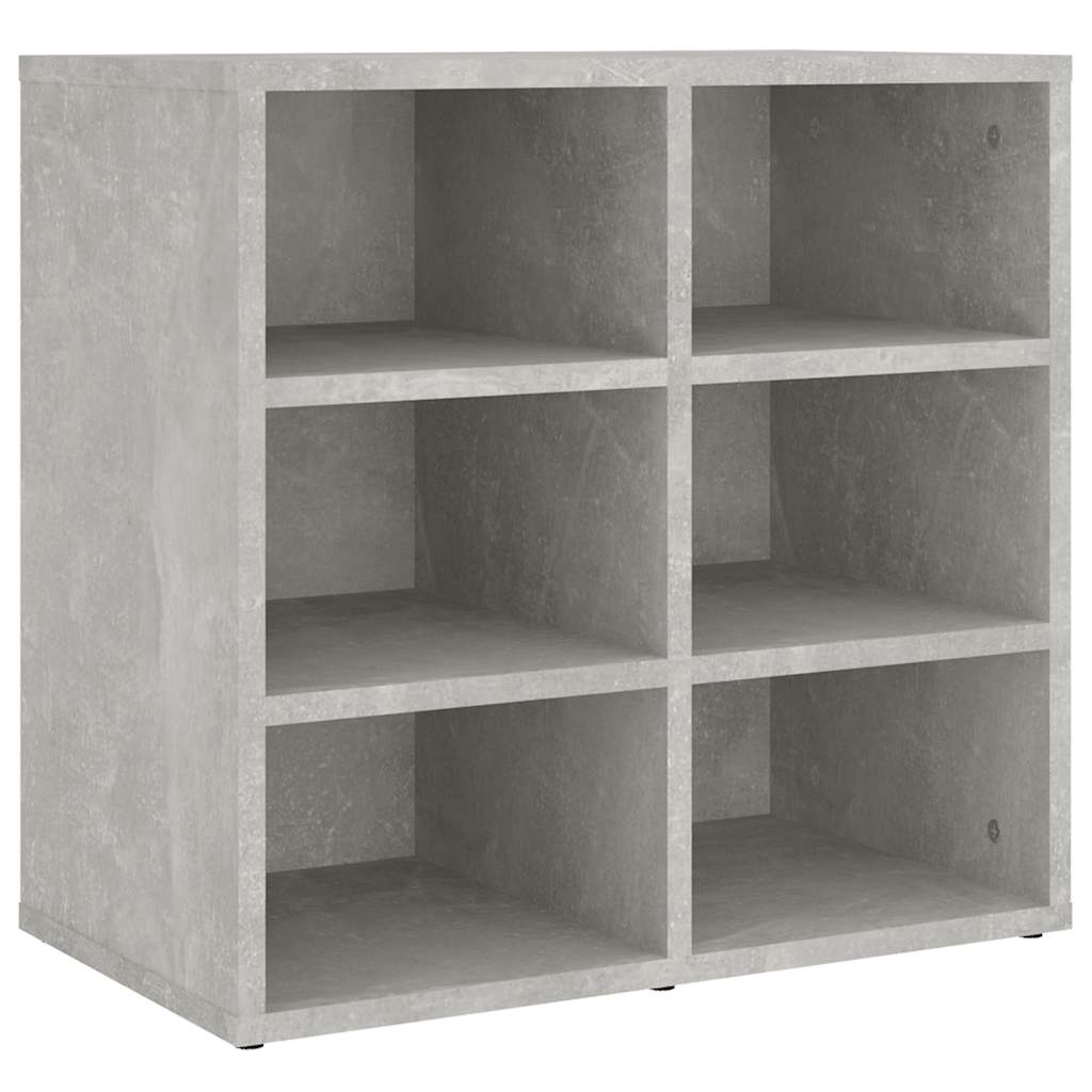 vidaXL Shoe Cabinets 2 pcs Concrete Grey 52,5x30x50 cm