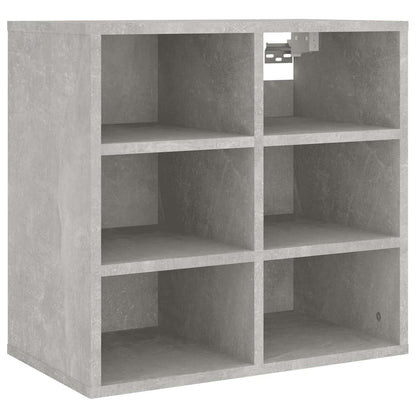 vidaXL Shoe Cabinets 2 pcs Concrete Grey 52,5x30x50 cm