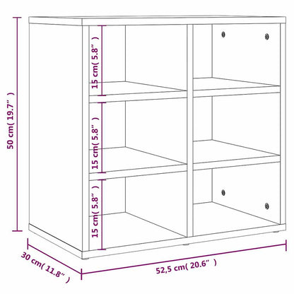 vidaXL Shoe Cabinets 2 pcs Concrete Grey 52,5x30x50 cm