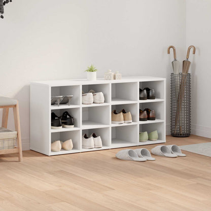 vidaXL Shoe Cabinet 103 x 30 x 51 cm Engineered Wood White