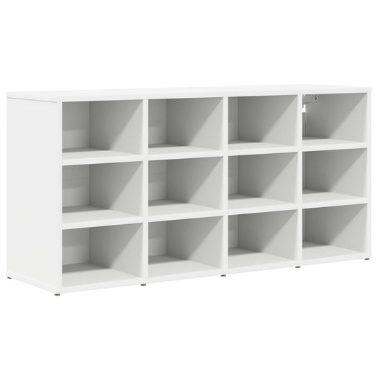 vidaXL Shoe Cabinet 103 x 30 x 51 cm Engineered Wood White