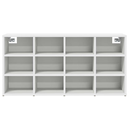 vidaXL Shoe Cabinet 103 x 30 x 51 cm Engineered Wood White