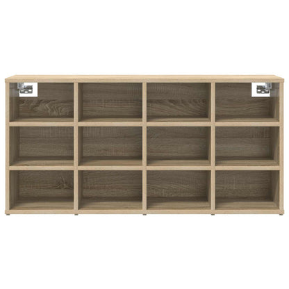 vidaXL Shoe Cabinet 103 x 30 x 51 cm Engineered Wood Sonoma Oak