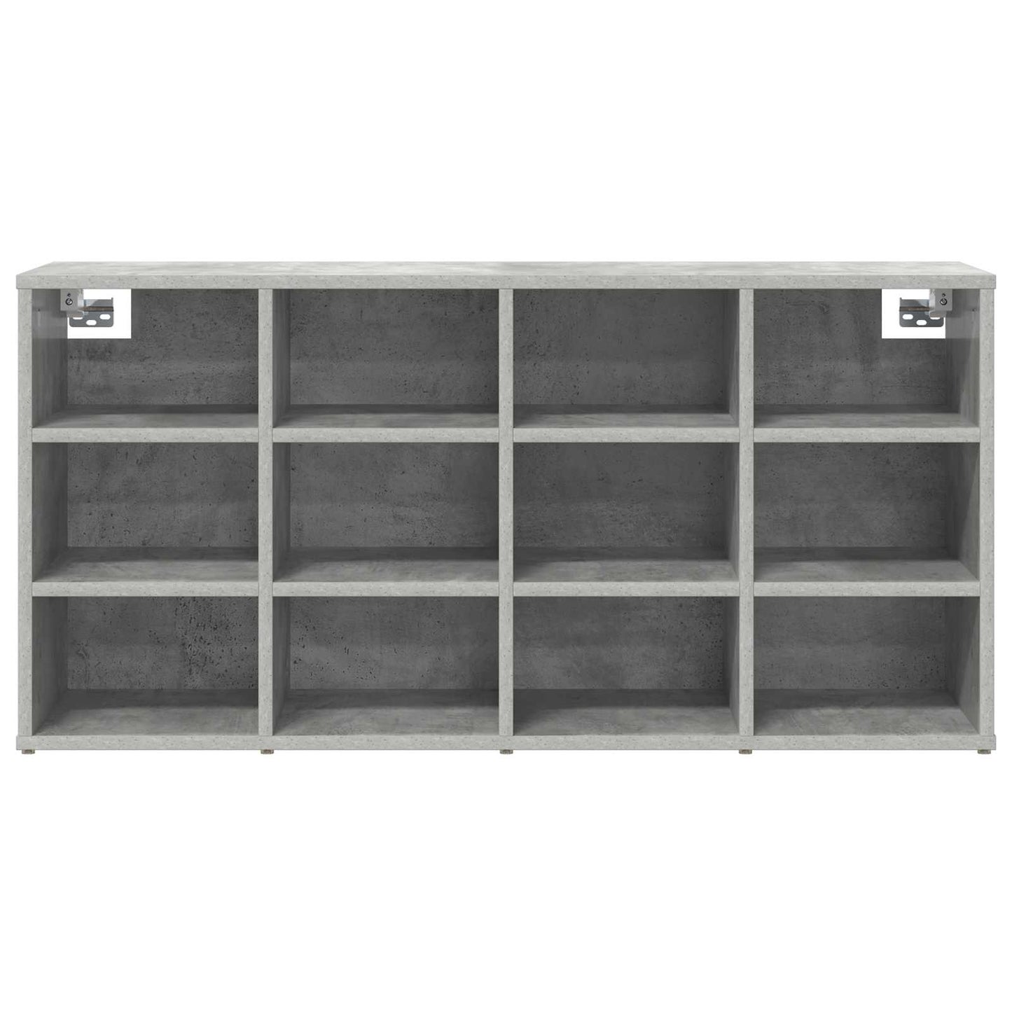 vidaXL Shoe Cabinet 103 x 30 x 51 cm Engineered Wood Concrete grey