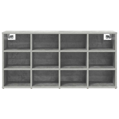 vidaXL Shoe Cabinet 103 x 30 x 51 cm Engineered Wood Concrete grey