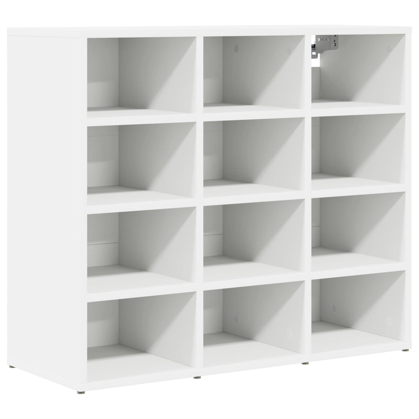 vidaXL Shoe Cabinet 77.5 x 30 x 67 cm Engineered Wood White