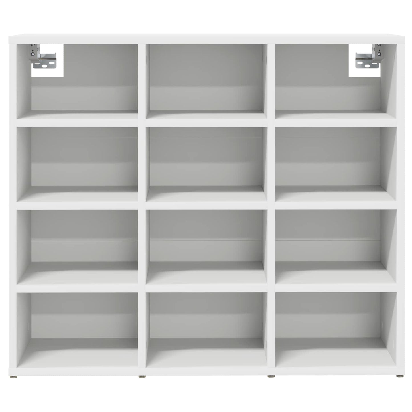 vidaXL Shoe Cabinet 77.5 x 30 x 67 cm Engineered Wood White