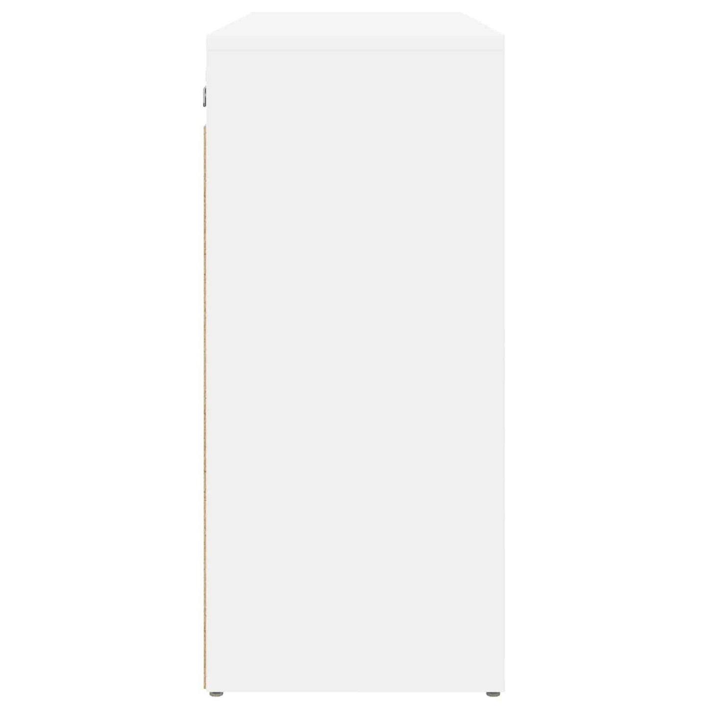 vidaXL Shoe Cabinet 77.5 x 30 x 67 cm Engineered Wood White