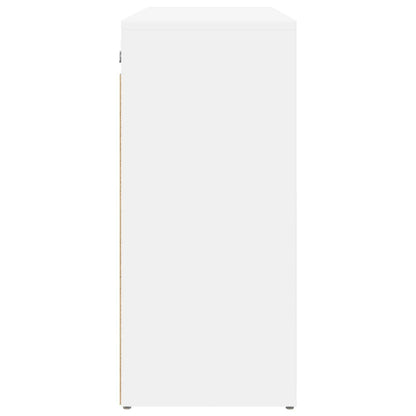 vidaXL Shoe Cabinet 77.5 x 30 x 67 cm Engineered Wood White