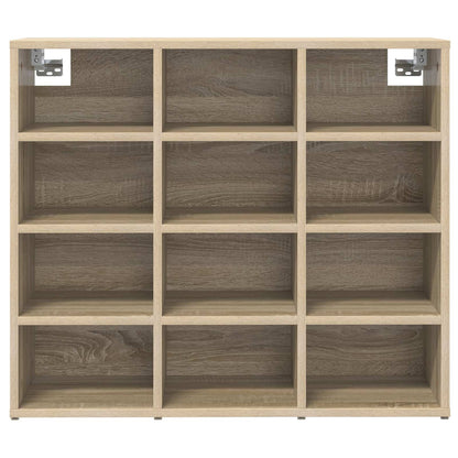 vidaXL Shoe Cabinet 77.5 x 30 x 67 cm Engineered Wood Sonoma Oak