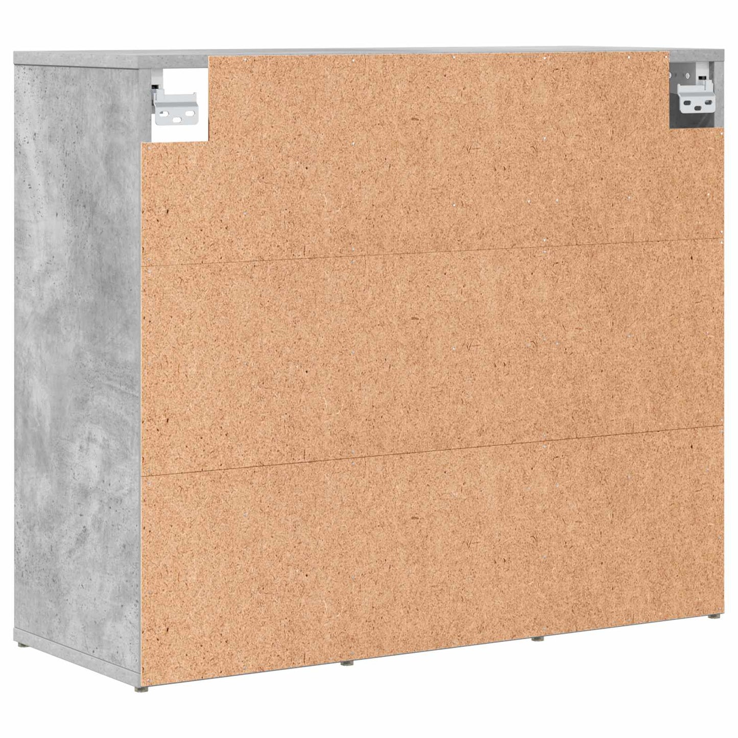 vidaXL Shoe Cabinet 77.5 x 30 x 67 cm Engineered Wood Concrete grey
